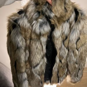 karl lagerfeld fur coat
